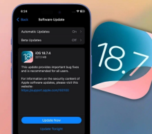 Apple ra mắt iOS 18.7.4 cho người dùng chưa lên iOS 26
